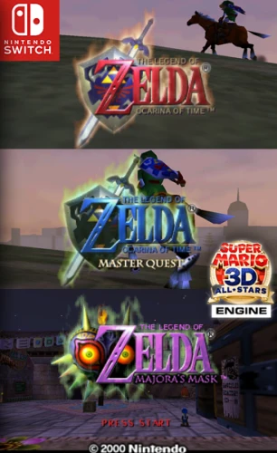 The Legend of Zelda N64 на SM3DAS — Ocarina of Time, Master Quest, Majora's Mask